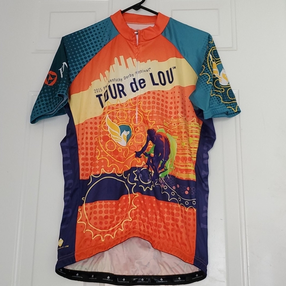 2015 Tour de Lou unisex cycling Jersey - Picture 1 of 3